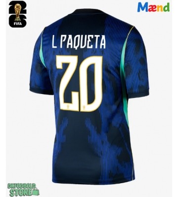 Brasilien Lucas Paqueta #20 Replika Udebanetrøje VM 2026 Kortærmet